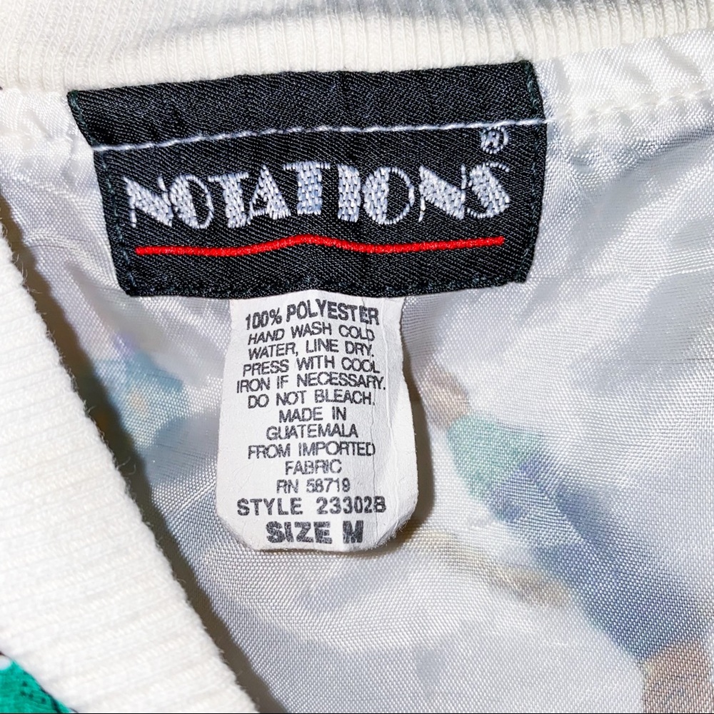 Notations Vintage Rope Tassel Bomber Jacket - image 7